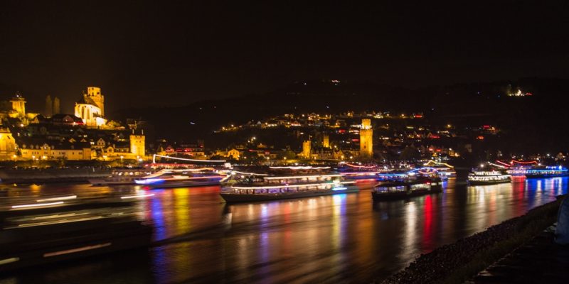 Rhein in Flammen Oberwesel am 12. September 2020 ist ...