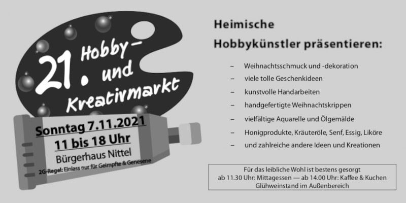 21. Hobby- und Kreativmarkt