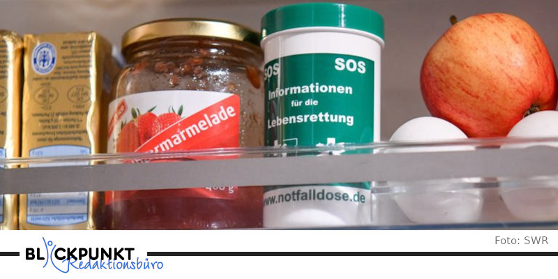 Notfalldose im Kühlschrank