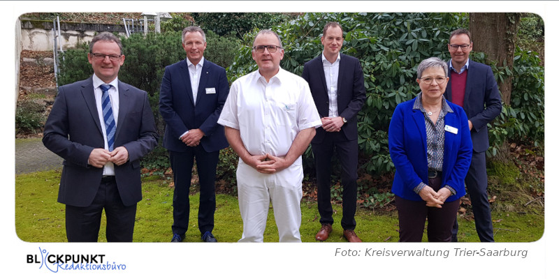 Antrittsbesuch von Landrat Stefan Metzdorf im Kreiskrankenhaus